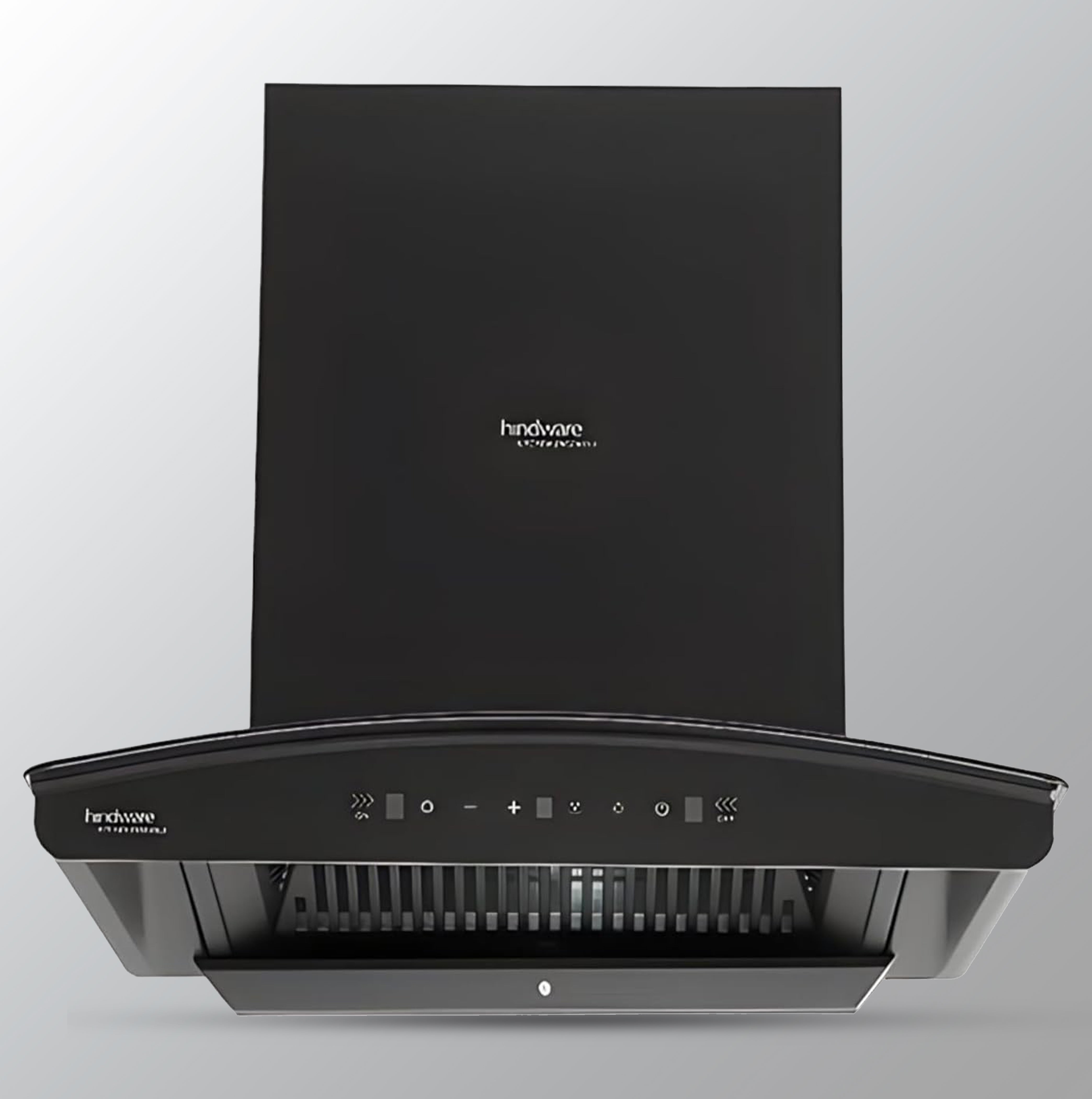 Hindware Chimney Zinnia 60 Cm Black Touch Control