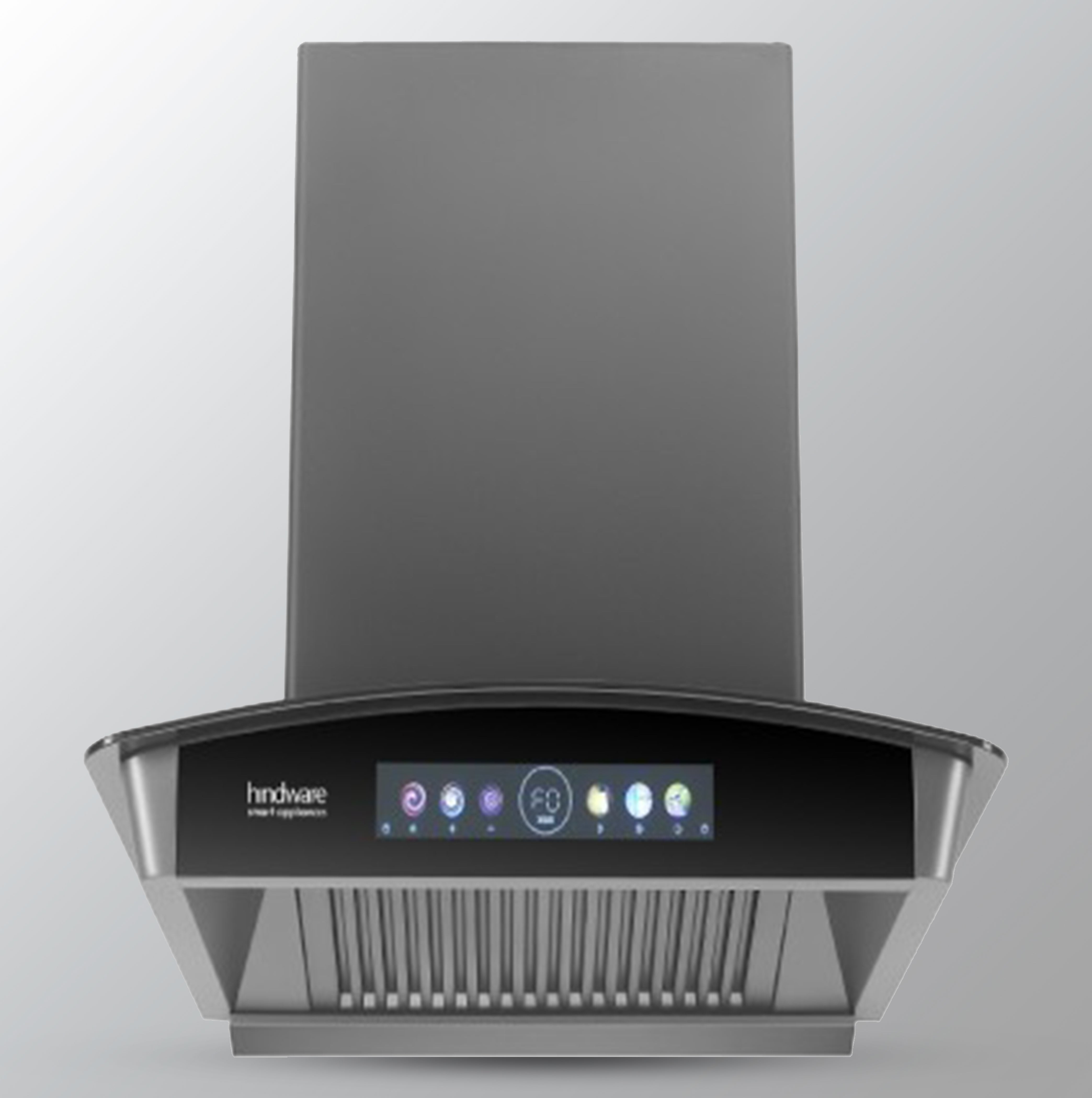 HINDWARE RAYLENE 60 | Filterless | MaxX Suction 1700 m³/hr* | BLDC Motor | Auto Clean Wall Mount 60Cm Chimney (GREY 1700 CMH)