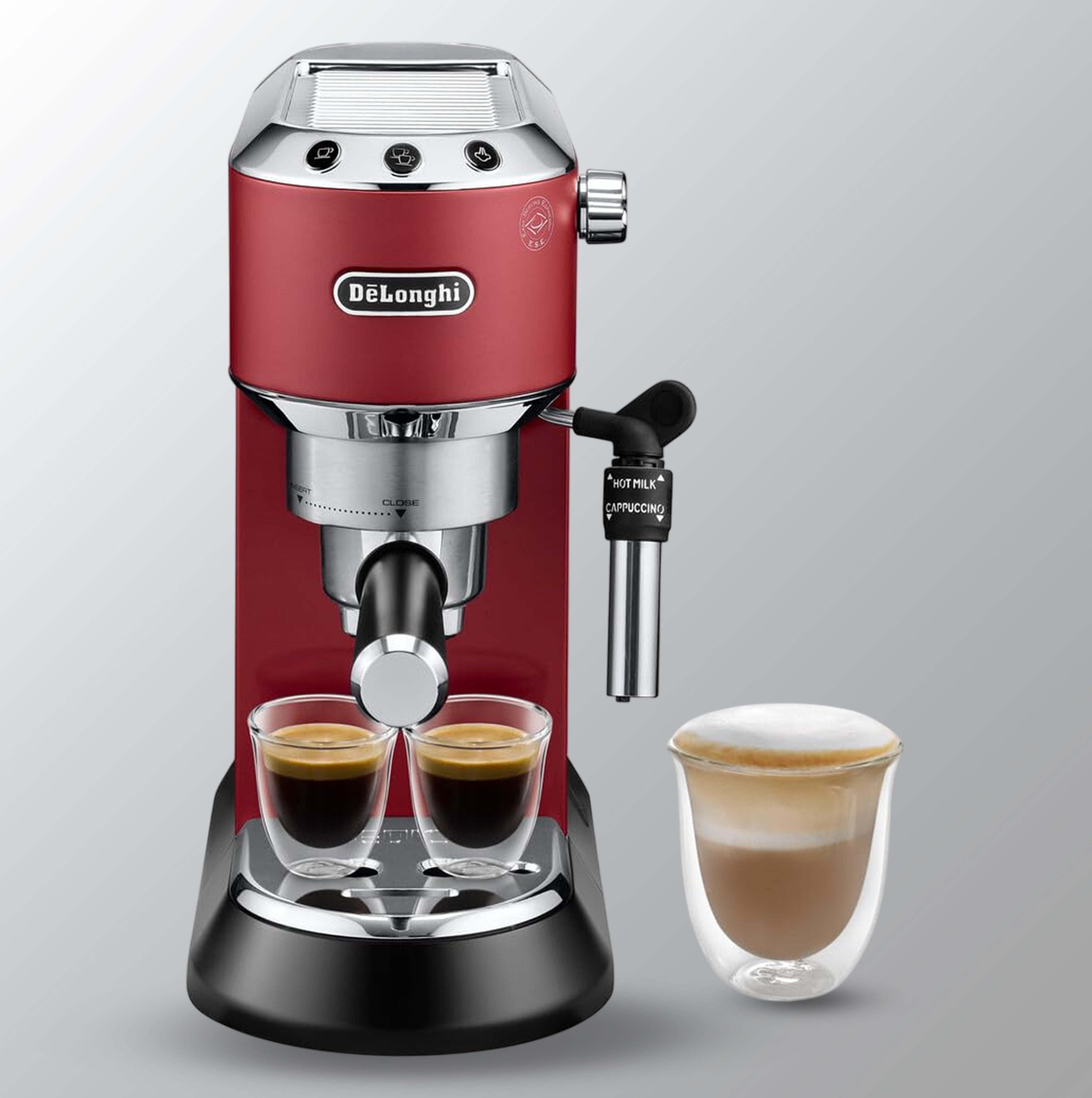 DeLonghi EC685.R 1350-Watt Espresso Coffee Machine (Red)
