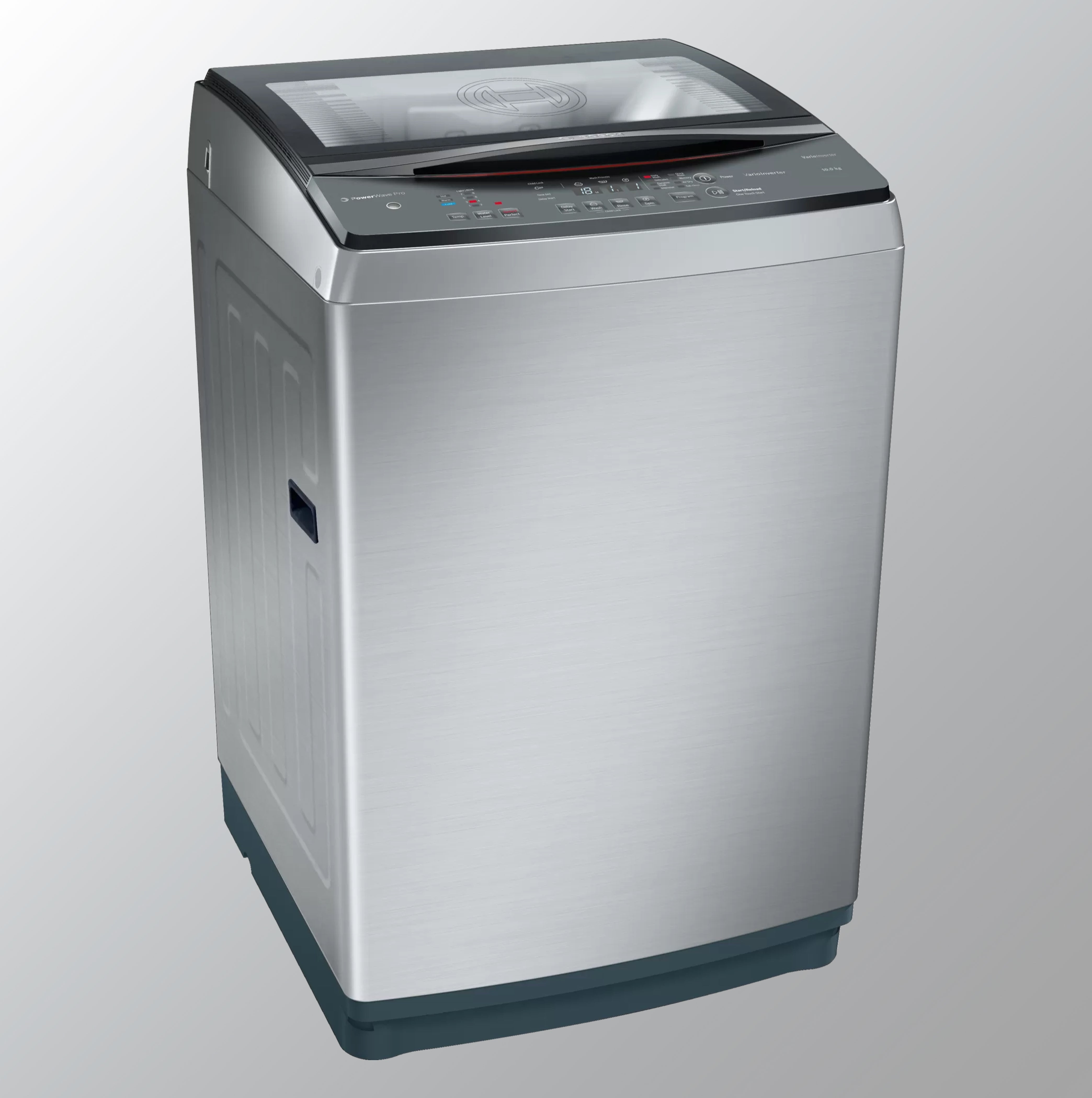 Bosch 10kg முழு தானியங்கி மேல் ஏற்றுதல் வாஷிங் மெஷின் (WOA106X2IN 680 RPM, சில்வர் ஐனாக்ஸ்)