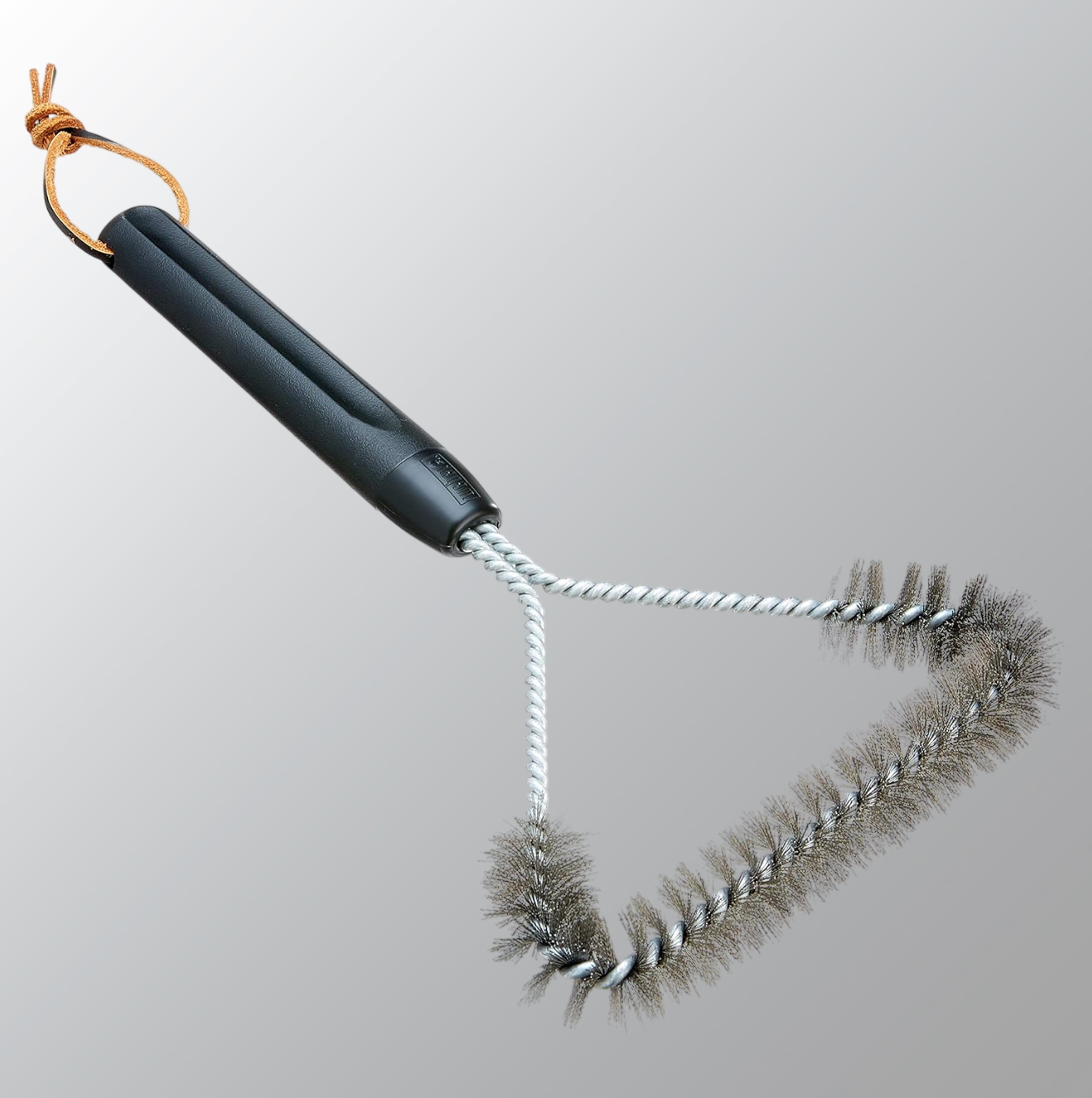 Weber 6494 12-Inch 3-Sided Grill Brush, Black