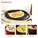 Meyer Cast Iron Two Side Handle Flat Tawa 30 cm Black
