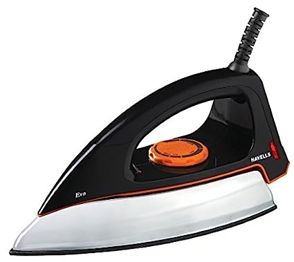 Havells Evo 1100-Watt Dry Iron (Black)