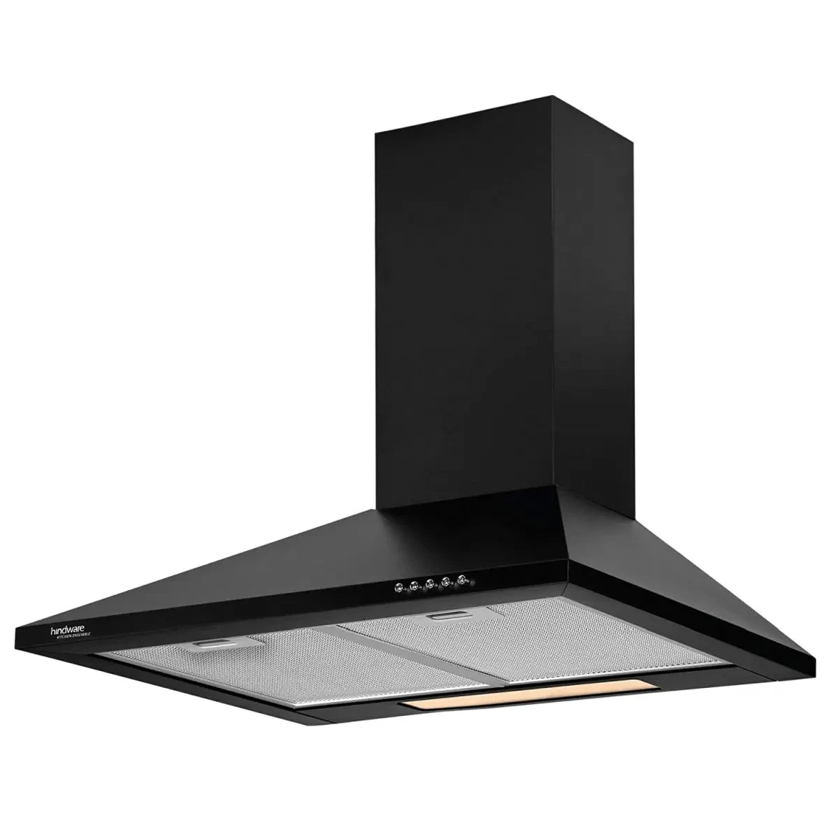 Hindware Wall Mounted 60 cm 700 m3/h Black Chimney ( Clarissa 60 )