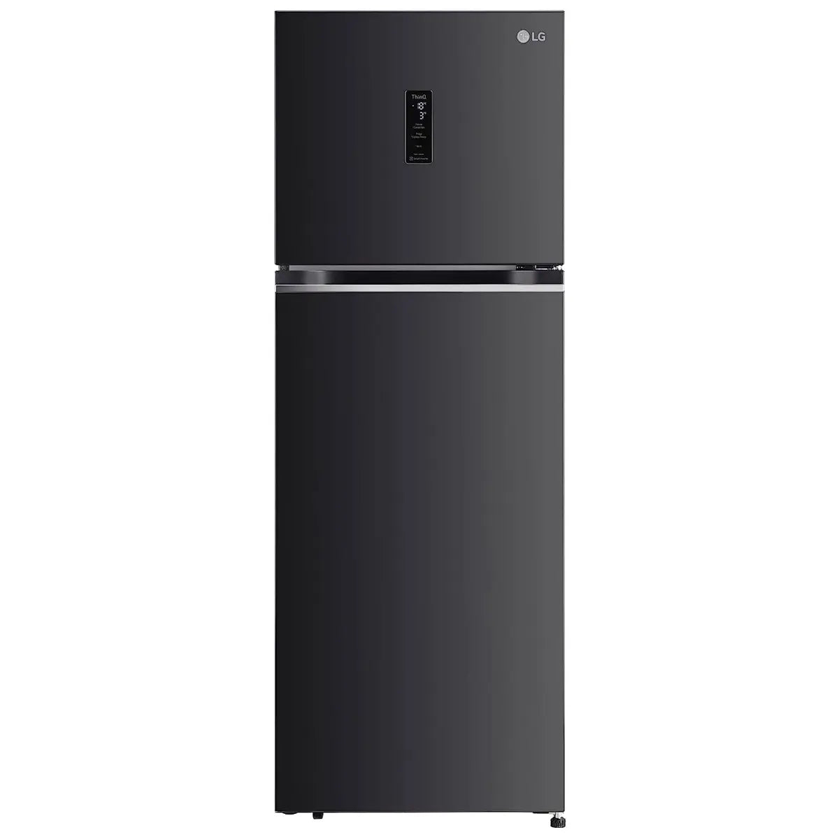 LG 340 L 3 Star Frost-Free Smart Inverter Wi-Fi Double Door Refrigerator (GL-T342VESX, Ebony Sheen, Convertible & Door Cooling+, 2022 Model)