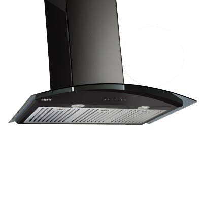 Glen Auto Clean Chimney 6066 Black Motion Sensor 90 cm 1200 m3h