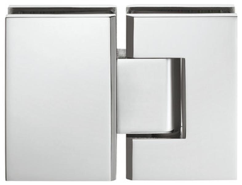 hafele 981.35.076 Glass To Glass Hinge 180° For 8 To 10mm Glass Nickel Matt