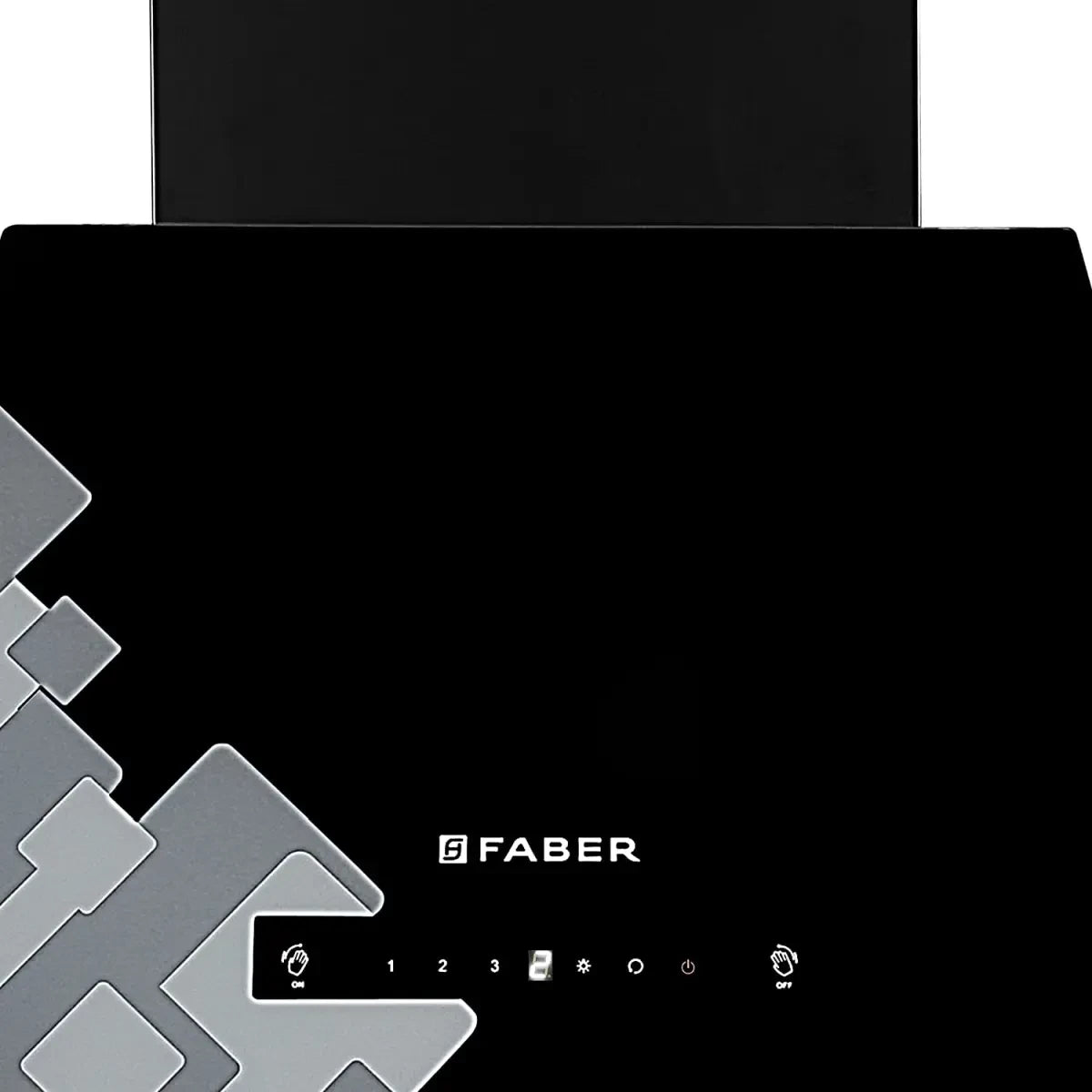 Faber 60 cm, 1200 m3/hr Auto-Clean Chimney (HOOD JARVIS HC SC BK 60, Baffle filter, Touch & Gesture Control, Black)