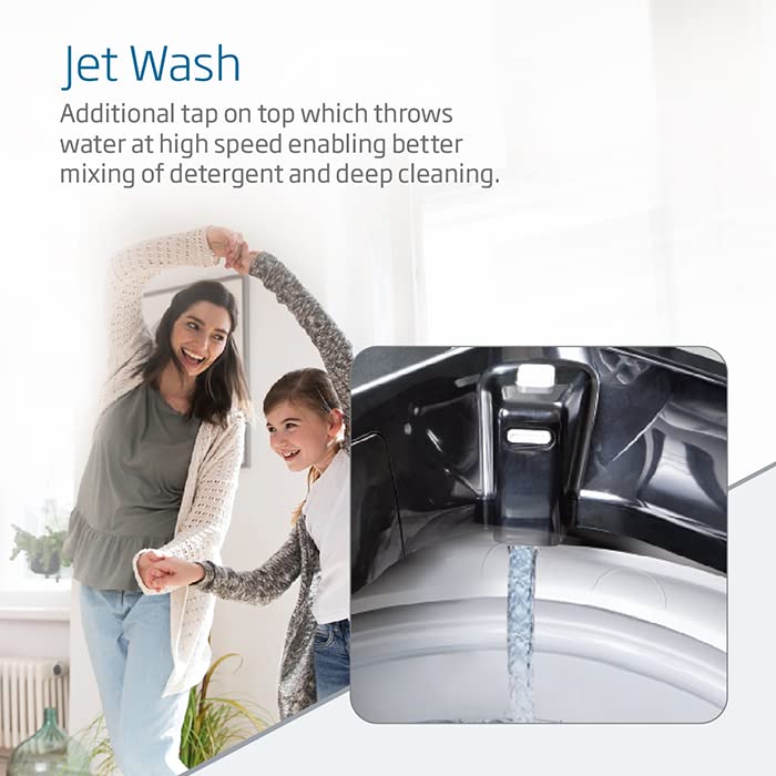 Voltas Beko 7.5 kg 5 Star Inverter Fully Automatic Top Load Washing Machine (WTL75VPSGH, Jet Wash)