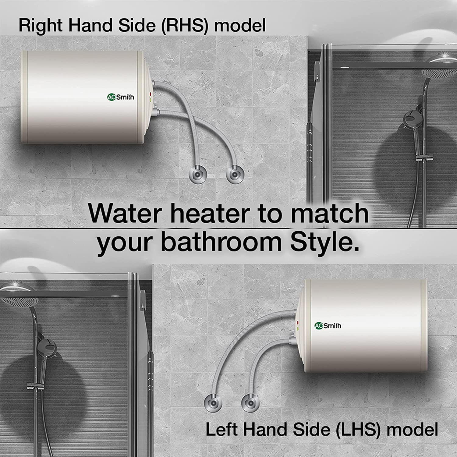 AO Smith HAS-X1-015-LHS Storage 15 Litre Horizontal Heater