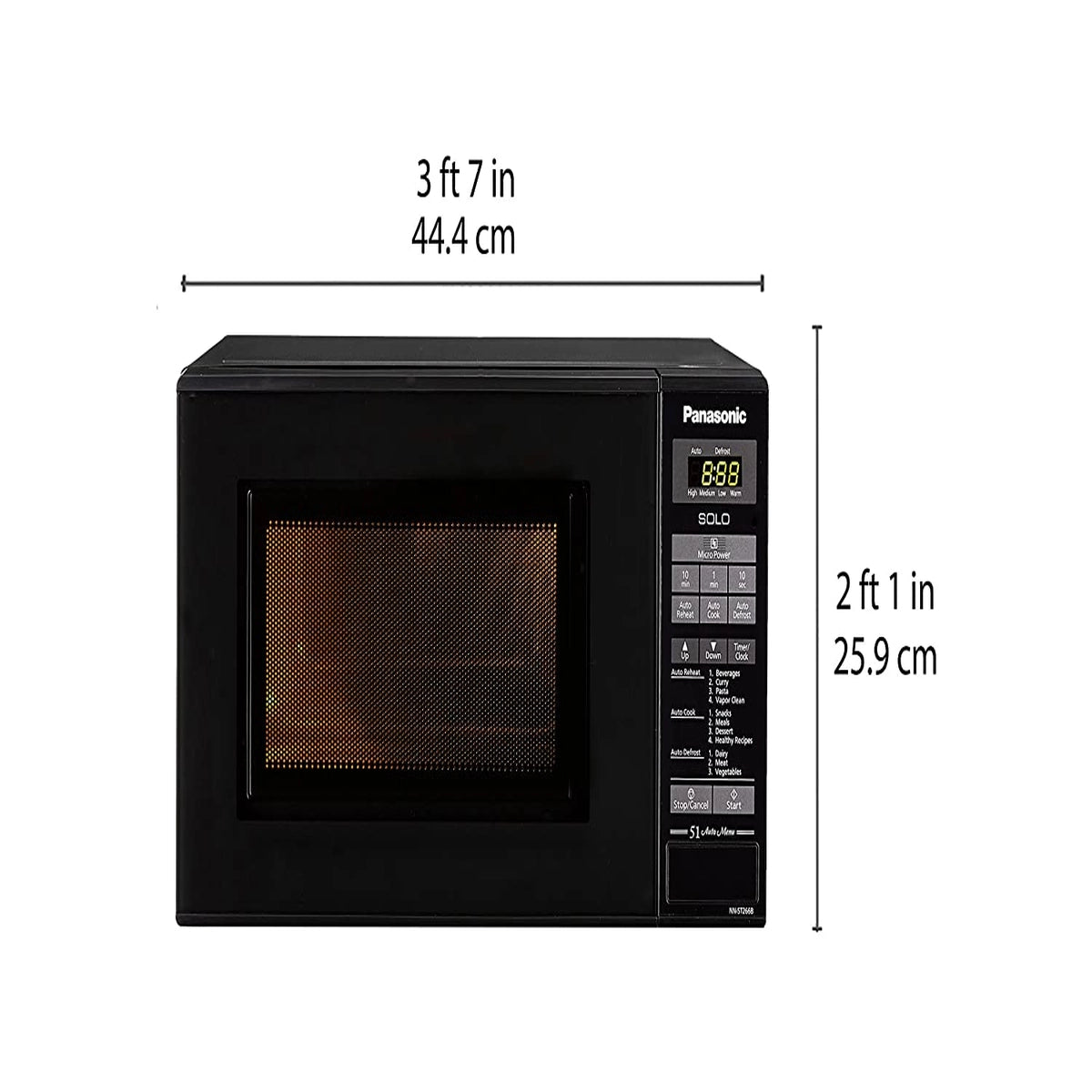 Panasonic 20 L Solo Microwave Oven - NN-ST266BFDG