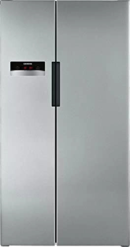 Siemens 658 L Frost Free Double Door Side-by-Side Refrigerator (KA92NVS30I, Black)