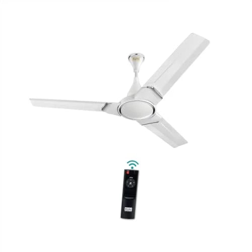 KUHL Prima A3 900mm BLDC Ceiling Fan | 24W | 5 Star | High Air Flow | Saves 65% Elec. | Stylish Design | White
