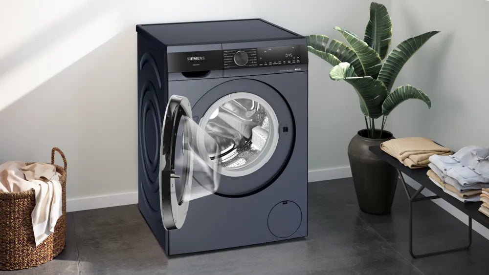 SIEMENS 8 kg Fully Automatic Front load Condenser Tumble Clothes Dryer WP34A20PIN, Silver Inox,