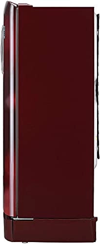 LG 235 L 4 ஸ்டார் இன்வெர்ட்டர் டைரக்ட்-கூல் சிங்கிள் டோர் ரெஃப்ரிஜிரேட்டர் (GL-D241ASCY, ஸ்கார்லெட் சார்ம், டிராயருடன் கூடிய பேஸ் ஸ்டாண்ட்)