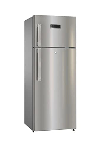 Bosch 263L 3 Star Inverter Frost Free Double Door Refrigerator (CTC27S03EI, Sparkly Steel, Varioinverter)