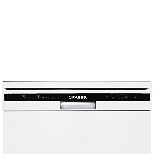 Faber 12 Place Settings Dishwasher FFSD 6PR 12S Neo White,Best suited for Indian Kitchen, Hygiene Wash)