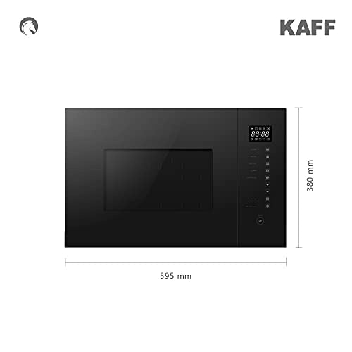 KAFF KMW HN 6 BLK | Capacity 28 L | Microwave/Grill/Combination | Classy Single Glass Door Design | Multi Programming Mode