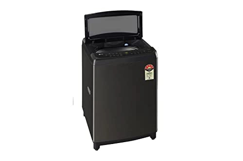 LG 10.0 Kg Inverter Wi-Fi Fully-Automatic Top Loading Washing Machine (THD10SWP, Platinum Black,Stainless Steel)