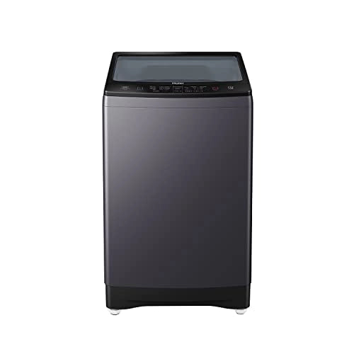 Haier 8 Kg 5 Star Rating Fully Automatic Top Load Washing Machine (HWM80-H826S6, Black)