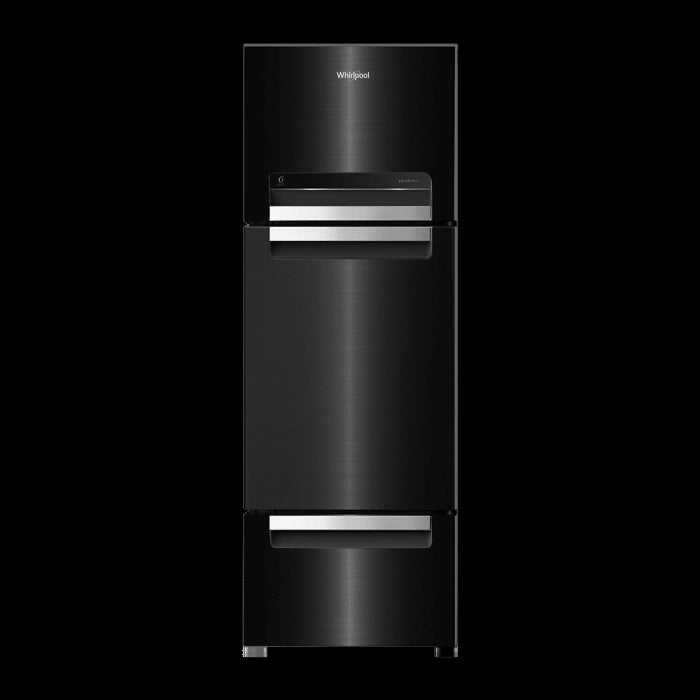Whirlpool Protton 240L Frost Free Triple Door Refrigerator (6th Sense ActiveFresh Technology, Steel Onyx, 10 Years Warranty )
