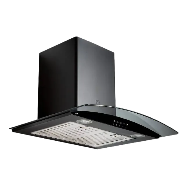 KAFF FLO LX BF 60cm Ducted Wall Mount Chimney - Soft Push Button Control, 1000m3/hr