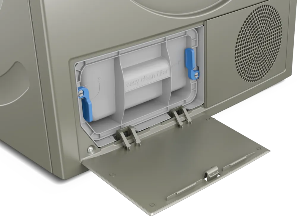 SIEMENS 8 kg Fully Automatic Front load Condenser Tumble Clothes Dryer WP31G208IN, Silver Inox,