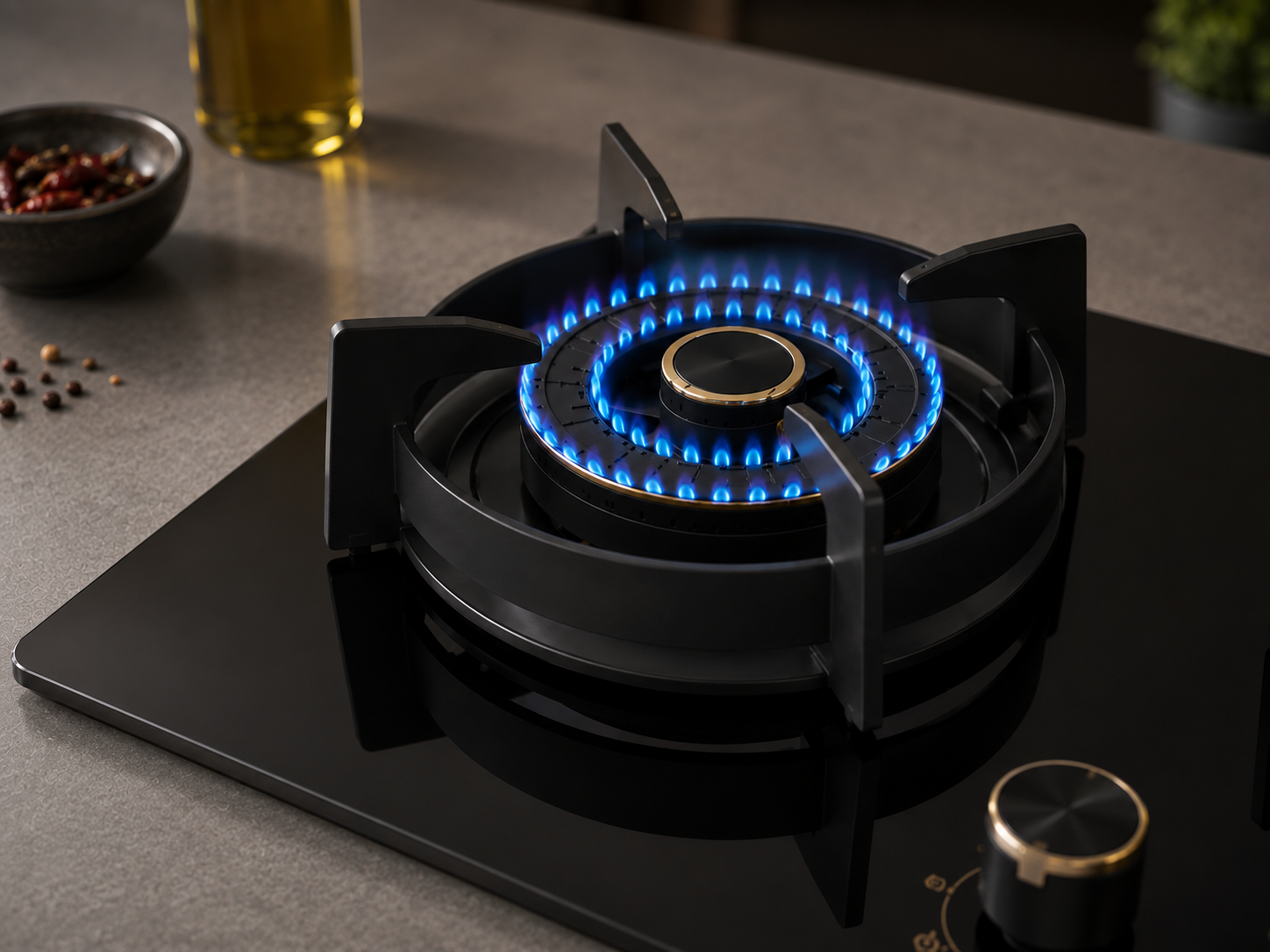 Hafele VESTA 378 78cm 3-Burner Hob - Vesta Series: Sleek and Efficient Cooking Solution