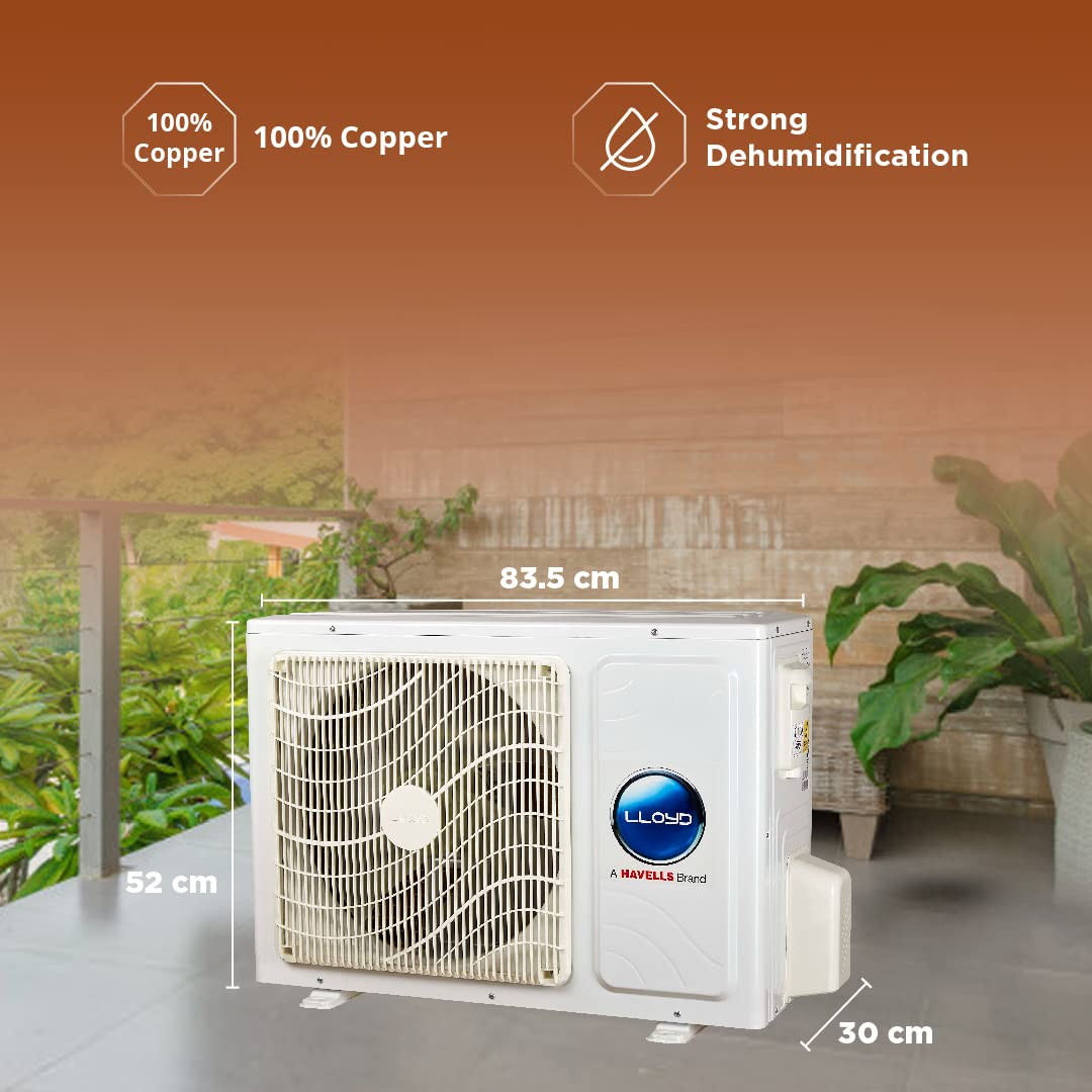 Llyod Inverter Split Ac GLS12I3FWAEV 1 ton 3Star White