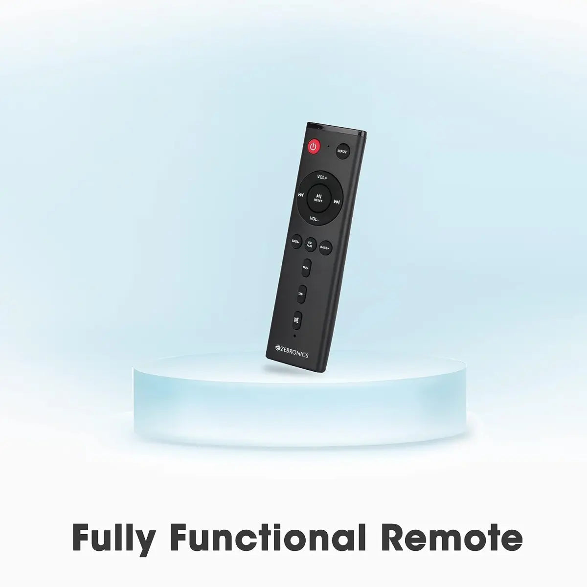 Zebronics ZEB-JUKE BAR 2500 Wireless Bluetooth Single Soundbar With Supporting Wall Mount, USB, AUX, Optical IN & Remote Control. (35 Watt, 2.0 Channel)
