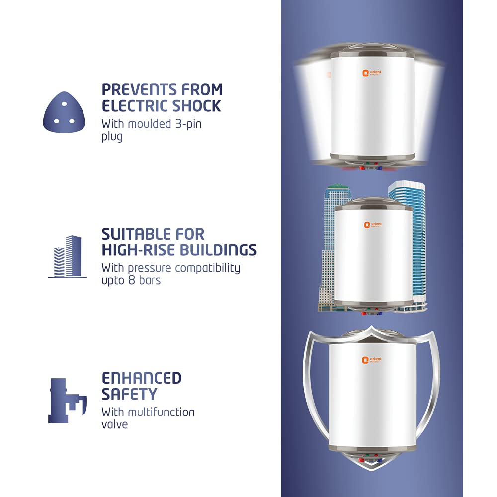 Orient Electric Zesto 25L Water Heater-BEE 5 Star