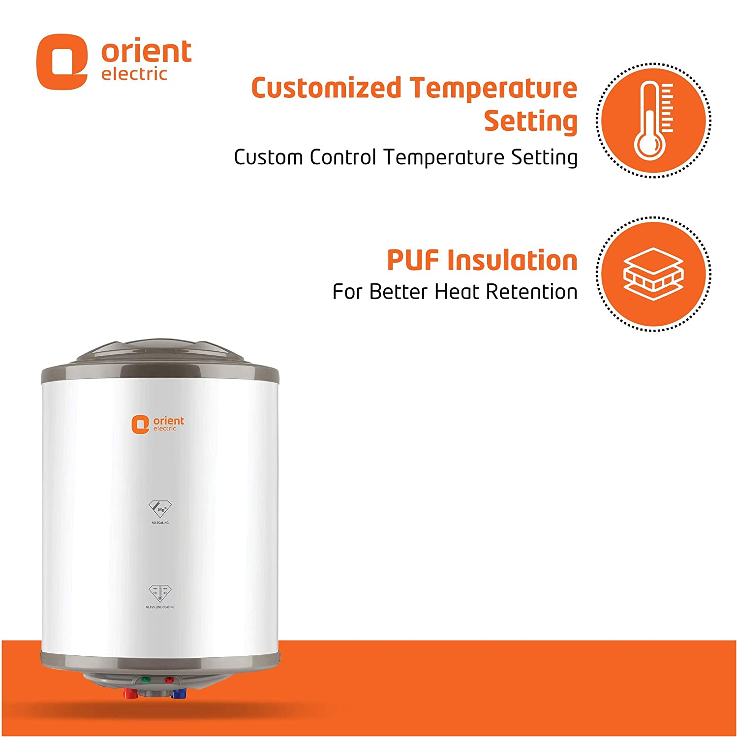 Orient Electric Zesto 25L Water Heater-BEE 5 Star