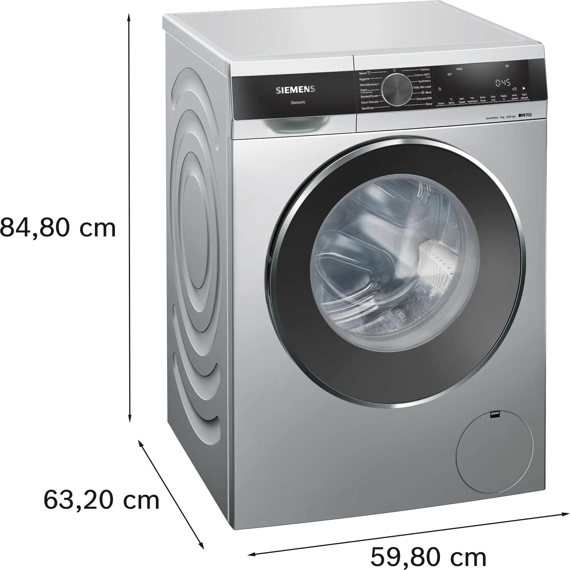 Siemens Front Loader Washing Machine 9kg 1400rpm