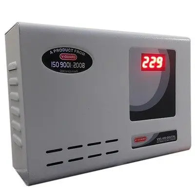 V-Guard VNS 400 Digial Voltage Stabilizer (Grey)