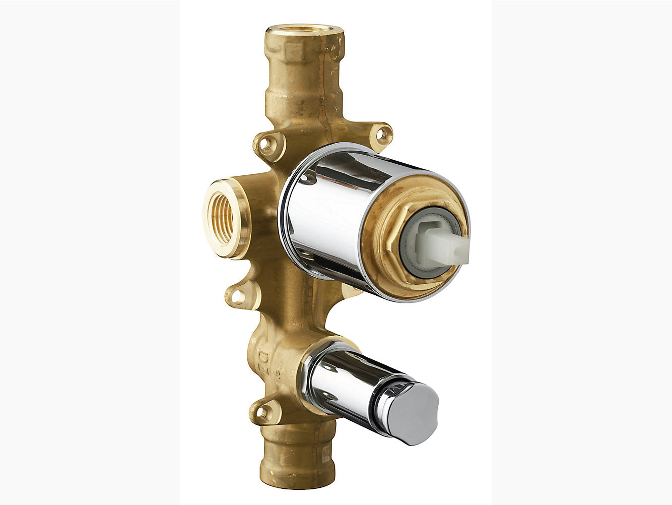 kohler K-882IN-AF Single-control recessed bath and shower valve (with faceplate diverter) in french gold
