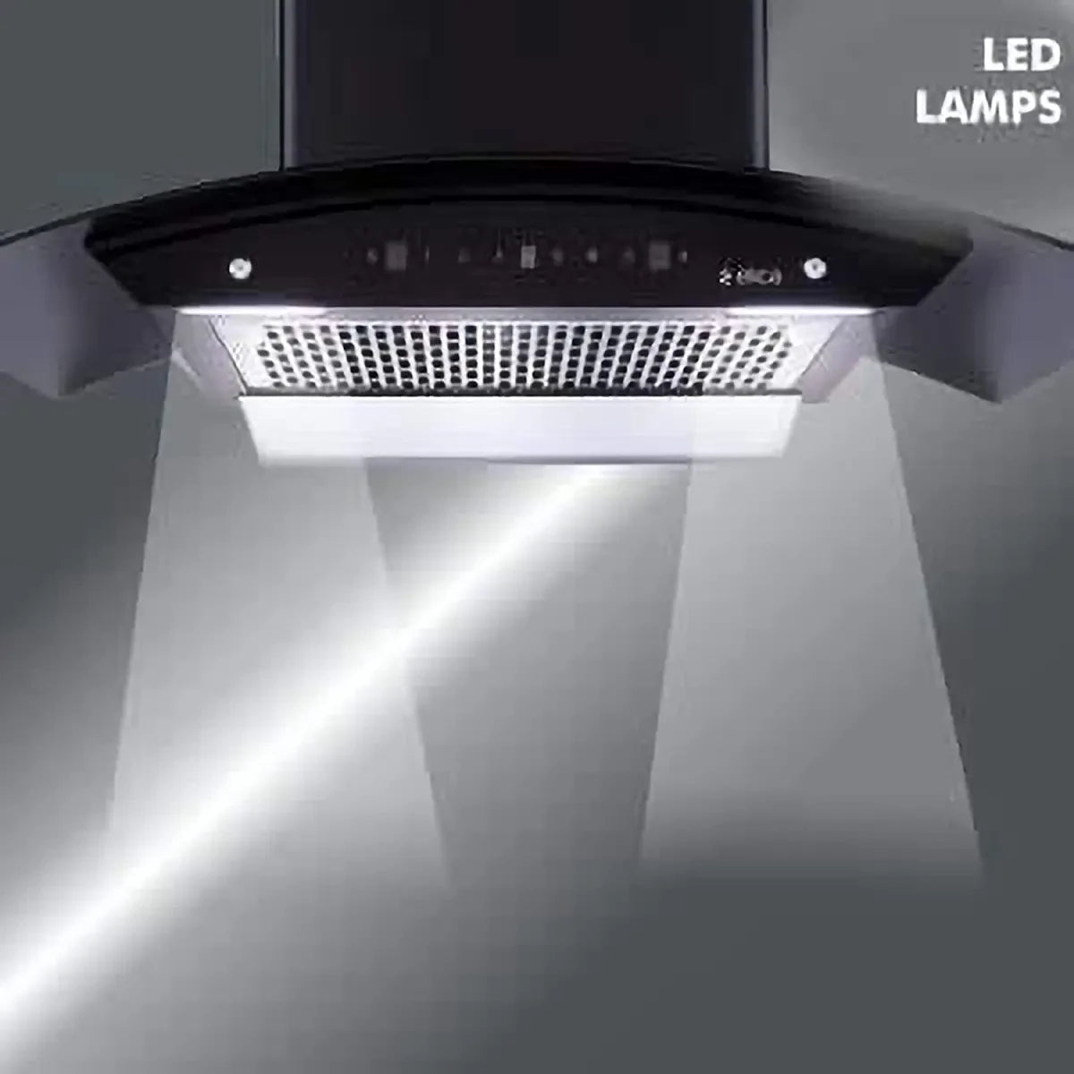 Elica 90 cm 1200 m3/hr Filterless Auto Clean Chimney (WDFL 906 HAC MS NERO, Touch + Motion Sensor Control, Black)