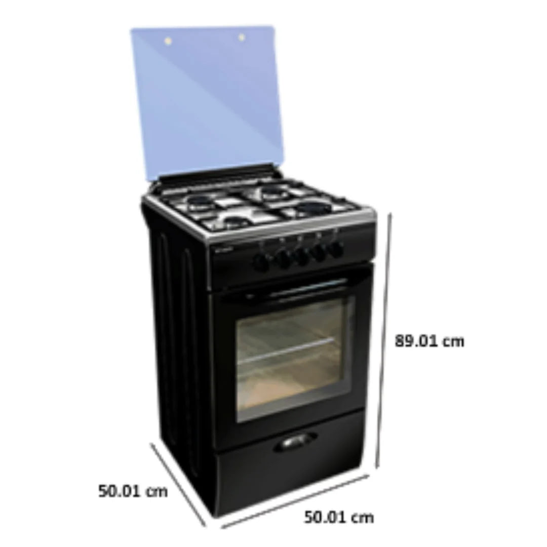 Faber FCR 44L BK 4B 4F Cooking Range: Sleek and Efficient