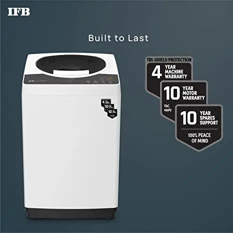 IFB 6.5 Kg 5 Star Top Load Washing Machine White