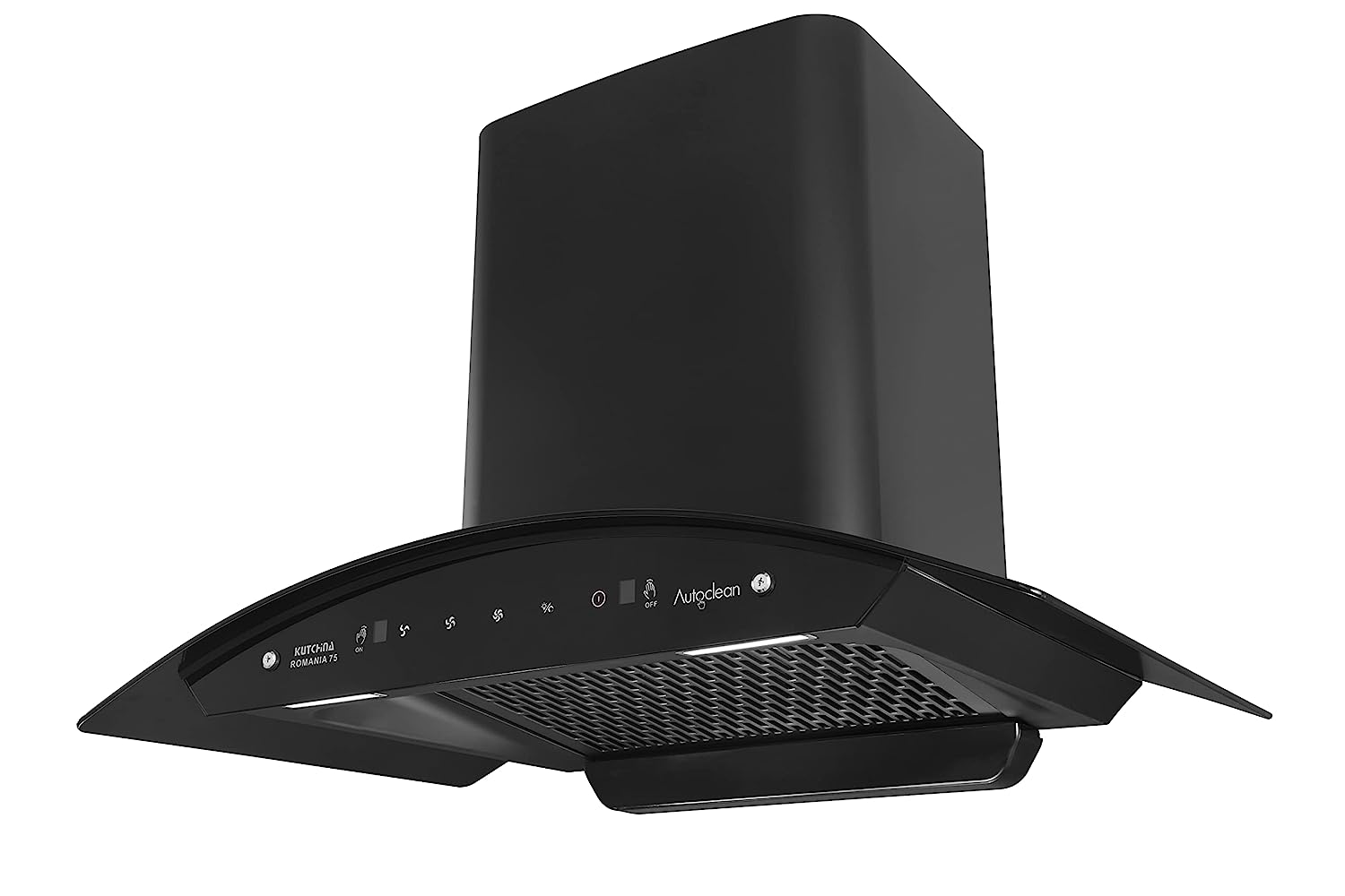 Kutchina kitchen chimney ROMANIA 75 cm 1200 suction capacity Black
