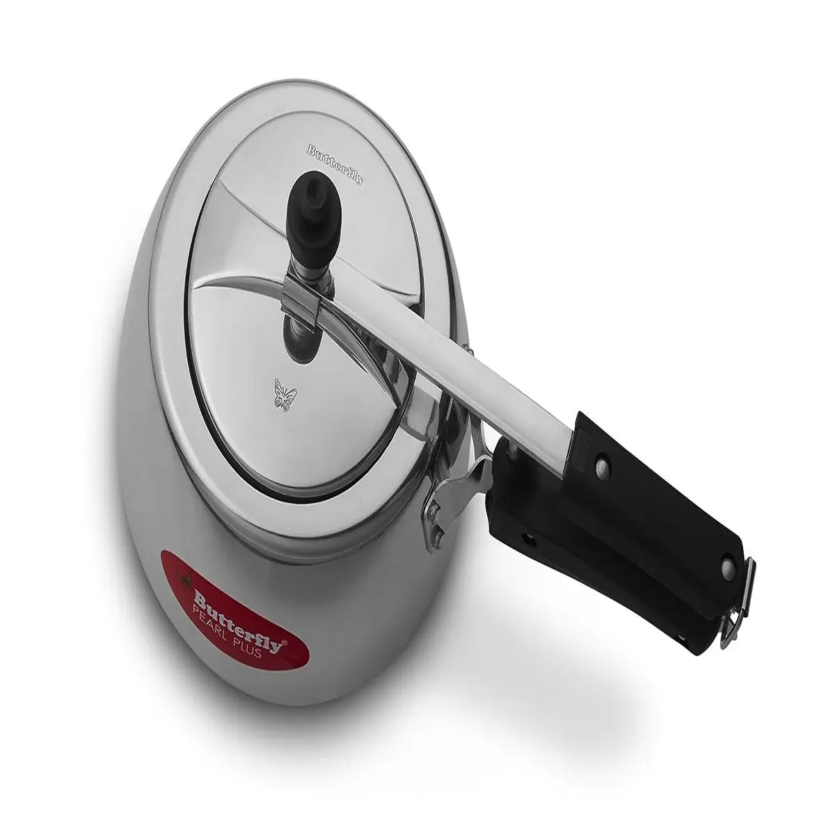 Butterfly Pearl Plus Induction Base Aluminium Inner Lid Pressure Cooker, 3 Litre