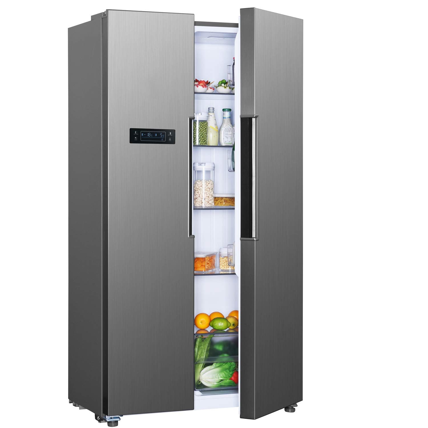 Whirlpool 537 L Inverter Frost-Free Side-by-Side Refrigerator (WS SBS 537, Steel)