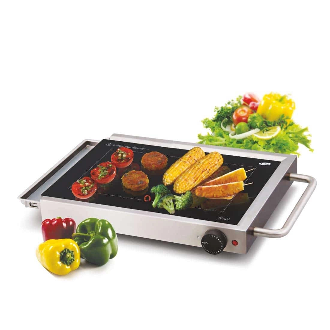 Glen Electric Barbeque Glass Grill 3035