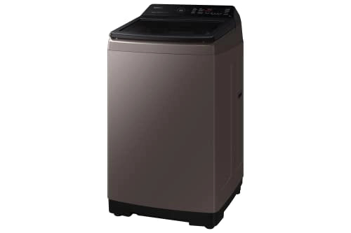 Samsung 8.0 kg Ecobubble 5 Star Fully Automatic Top Load Washing Machine with Wi-Fi (WA80BG4546BRTL Rose Brown)