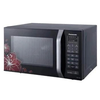 Panasonic 23 Litres Convection Microwave Oven (360?? Heat Wrap, NN-CT35LBFDG, Black Floral)