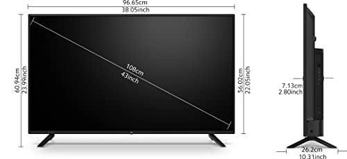 Mi 108 செமீ (43 இன்ச்) முழு HD ஆண்ட்ராய்டு LED டிவி 4C (கருப்பு)