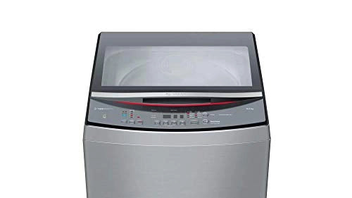 Bosch 12 kg Fully Automatic Top Loading Washing Machine (WOA126X1IN, Silver Inox)