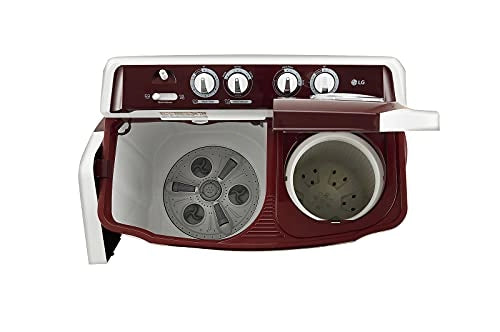 LG P7010RRAZ 7 KG செமி ஆட்டோமேட்டிக் வாஷிங் மெஷின், வெள்ளை
