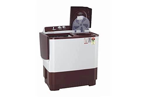 எல்ஜி 9 கிலோ 5 ஸ்டார் செமி-ஆட்டோமேட்டிக் டாப் லோடிங் வாஷிங் மெஷின் (P9041SRAZ, பர்கண்டி)