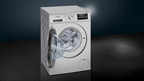 Siemens 5 Star 7KG 1200 RPM Inverter Touch Control Fully Automatic Front Loading Washing Machine With Inbuilt Heater (WM12J26SIN, Silver)