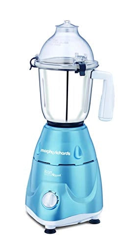Morphy Richards Icon DLX 1000-Watt Food Processor, Silver